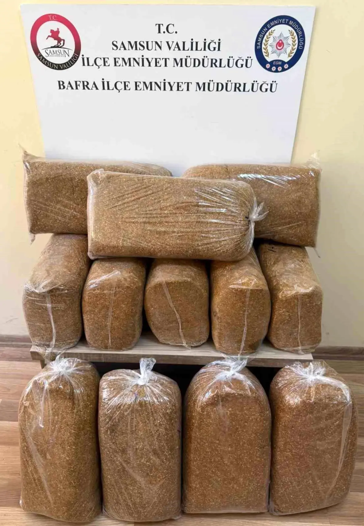 bafrada 60 kilo kacak tutun ele gecirildi 37DTJwh5