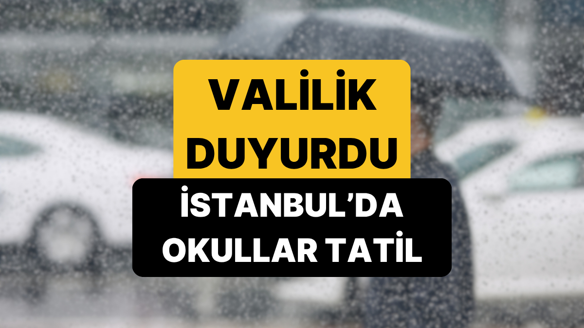 Bugün İstanbul’da Okullar Tatil mi? 24 Ekim İstanbul’da Okullar Kaçta Kapanacak?