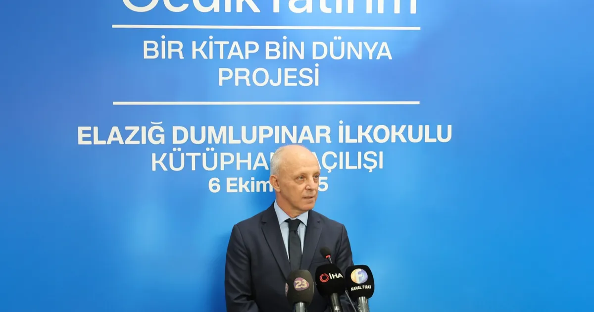 gedik yatirim 8 kutuphanesini elazigda acti DPfpfxlT