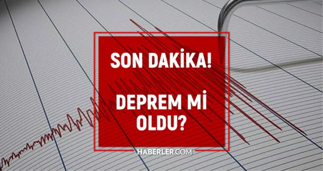 SON DEPREMLER! 14 Ekim deprem mi oldu, deprem ne zaman, kaç büyüklüğünde oldu?