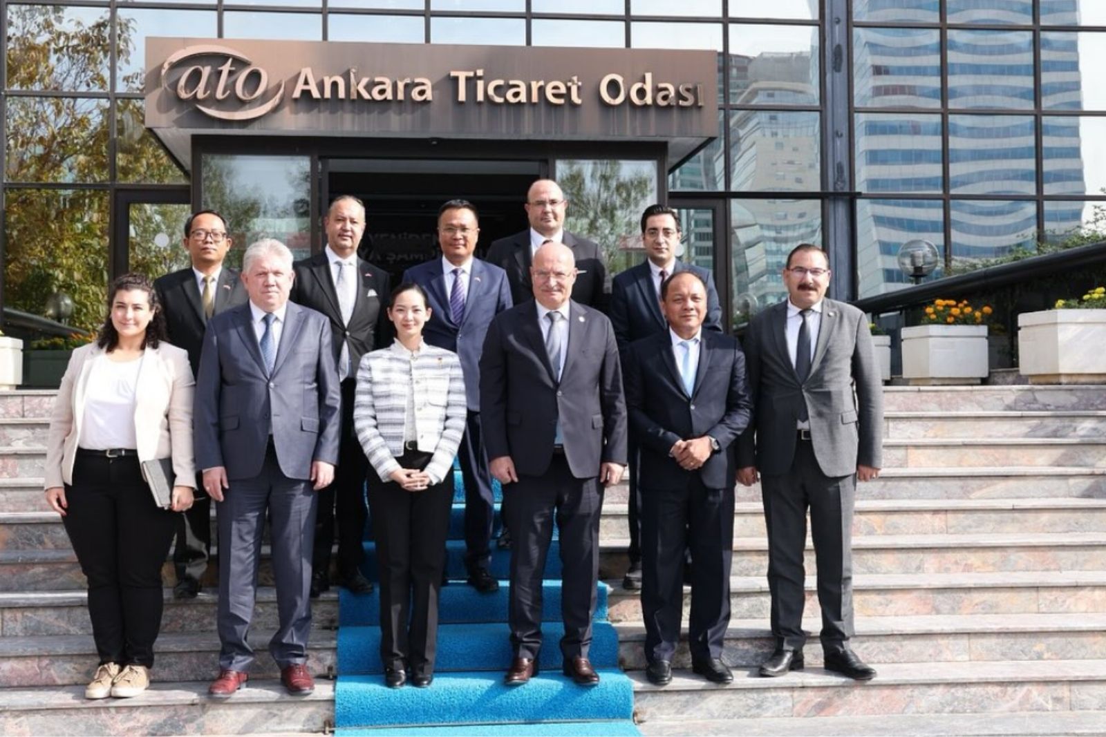 Kamboçya Ticaret Bakanı Cham Nimul, Ankara Ticaret Odası’nı ziyaret etti