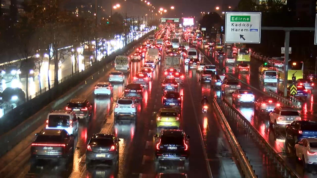 İstanbul’da trafik yoğunluğu