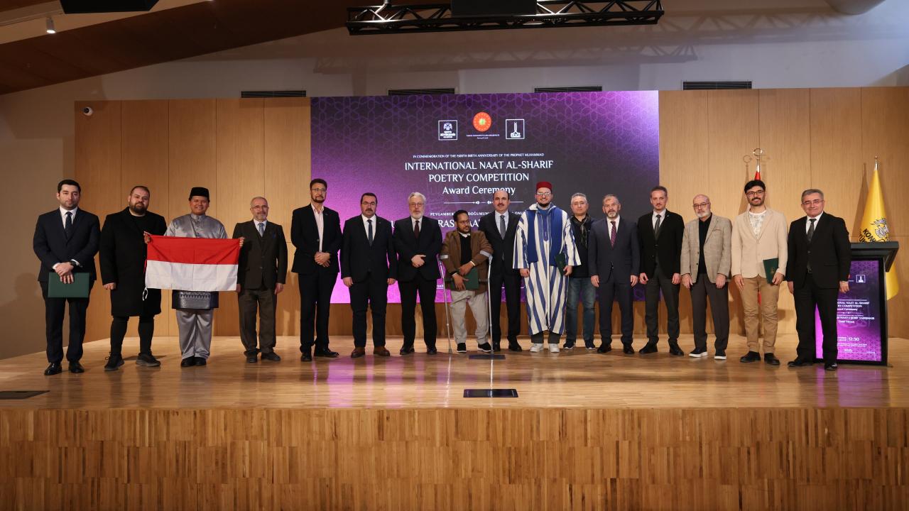 “Uluslararası Naat-I Şerif Yarışması”nda ödüller sahiplerini buldu