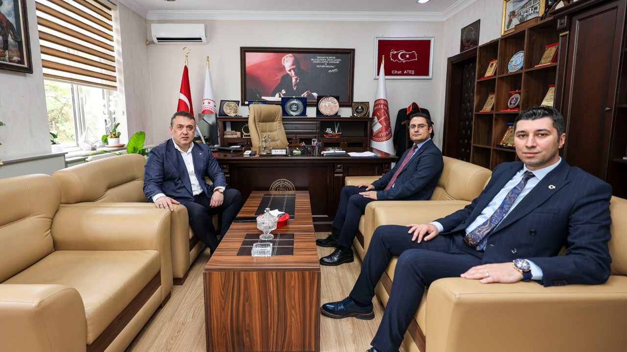 Vali Sözer’den Başsavcı Genç ve Başkan Ateş’e ziyaret Haber gorseli